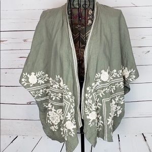 Johnny Was linen kimono